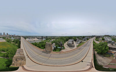 Virtual 360 – Hope Memorial Bridge and Guardians of Traffic in Cleveland, Ohio